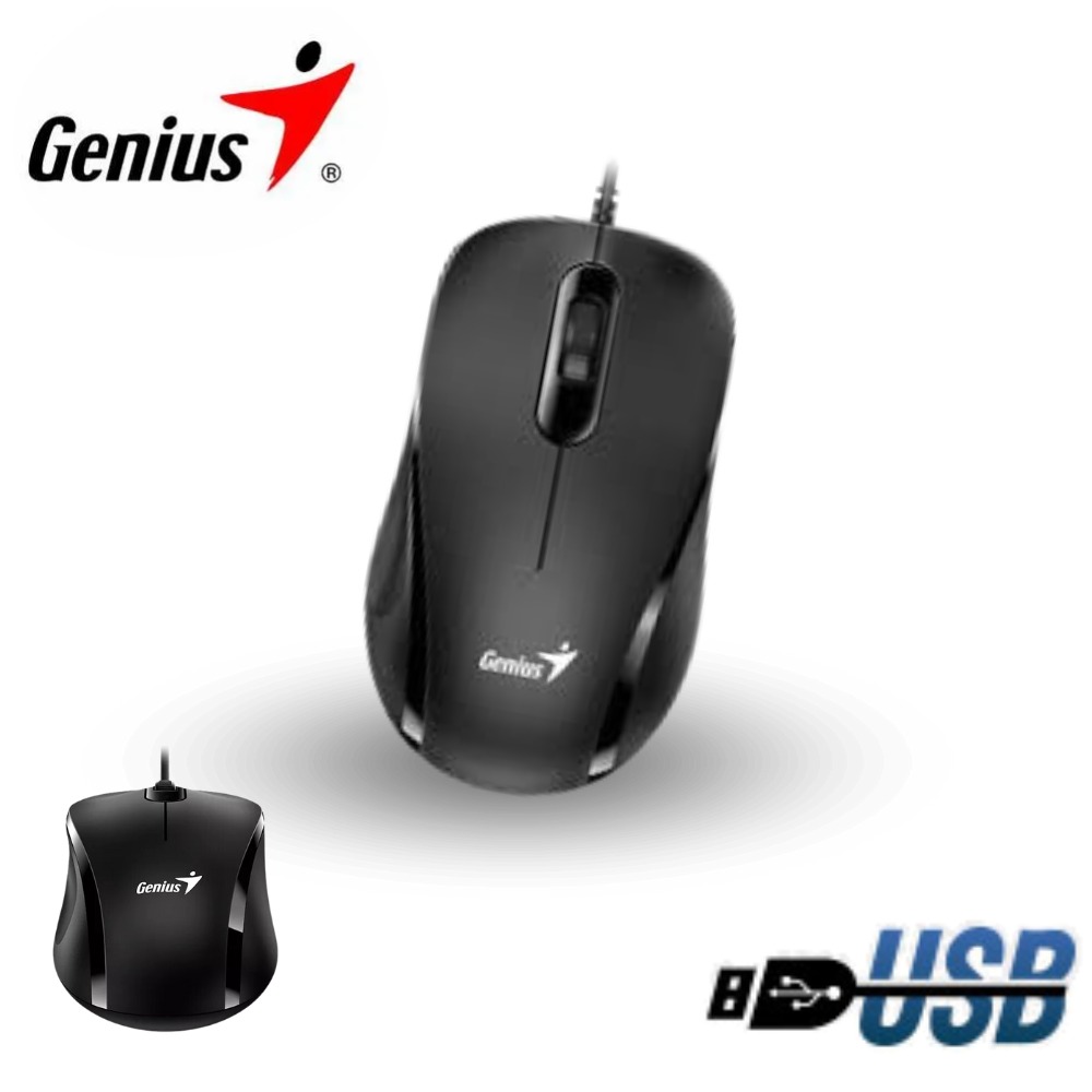 Miniatura 3 de Mouse Genius Alambrico Dx-101 Negro